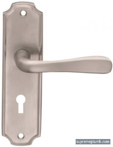 Vienna Lever Lock Satin Nickel - DISCONTINUED 